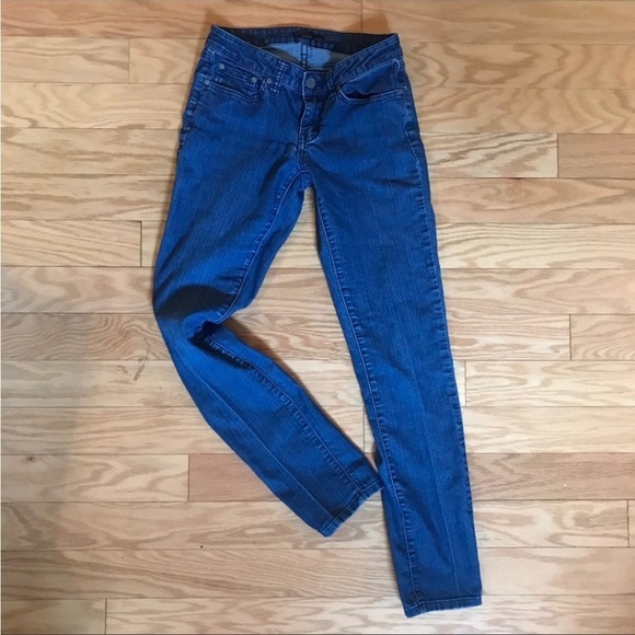 Prana Low Rise Skinny Jeans Size 0/25 - Picture 1 of 10